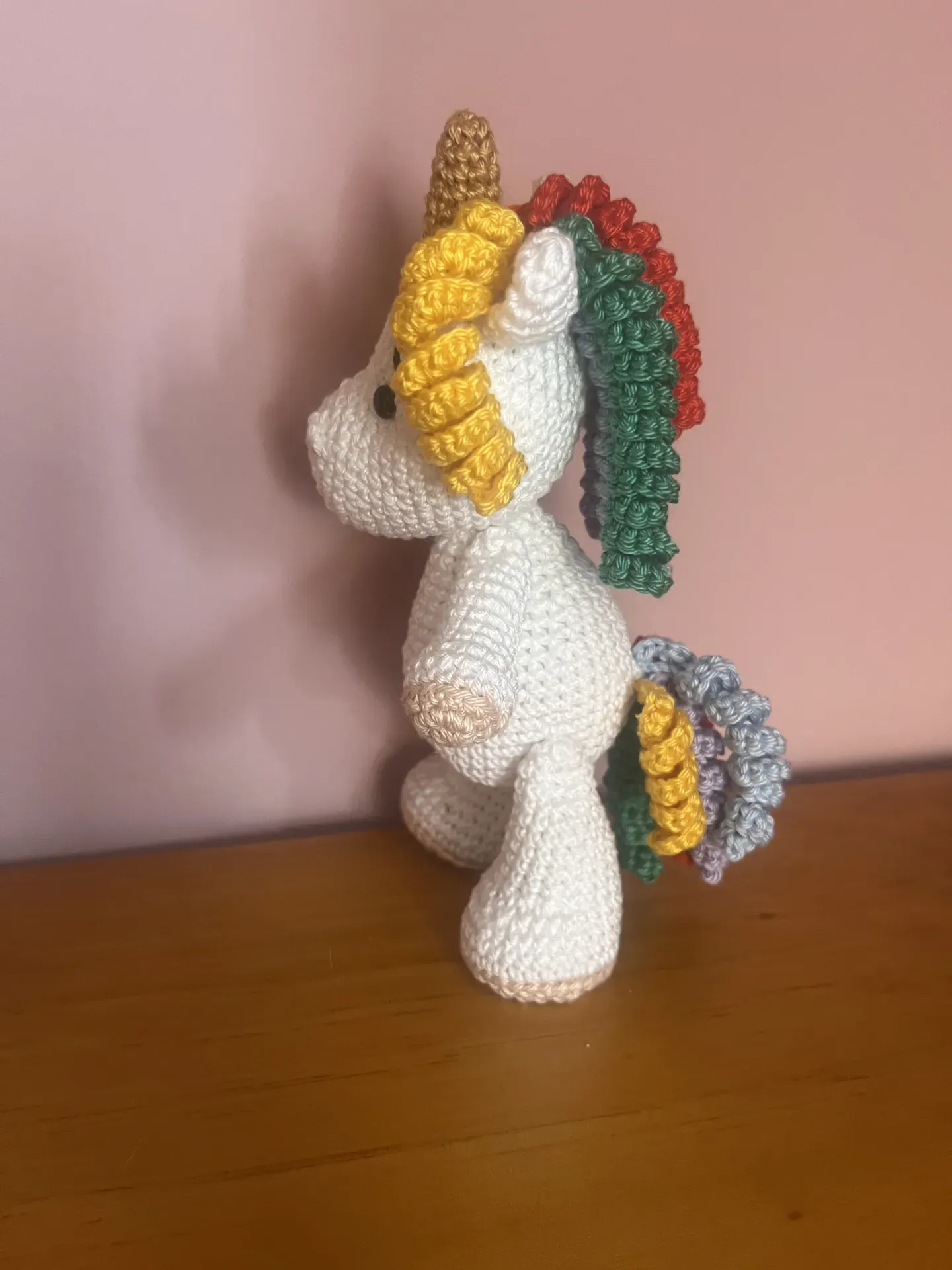 Unicornio ganchillo, amigurumi  - Imagen 2