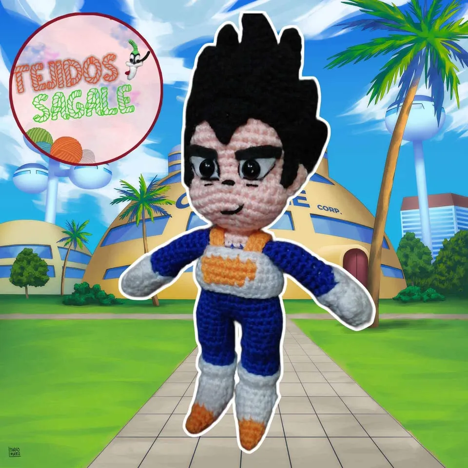 Vegeta Amigurumi