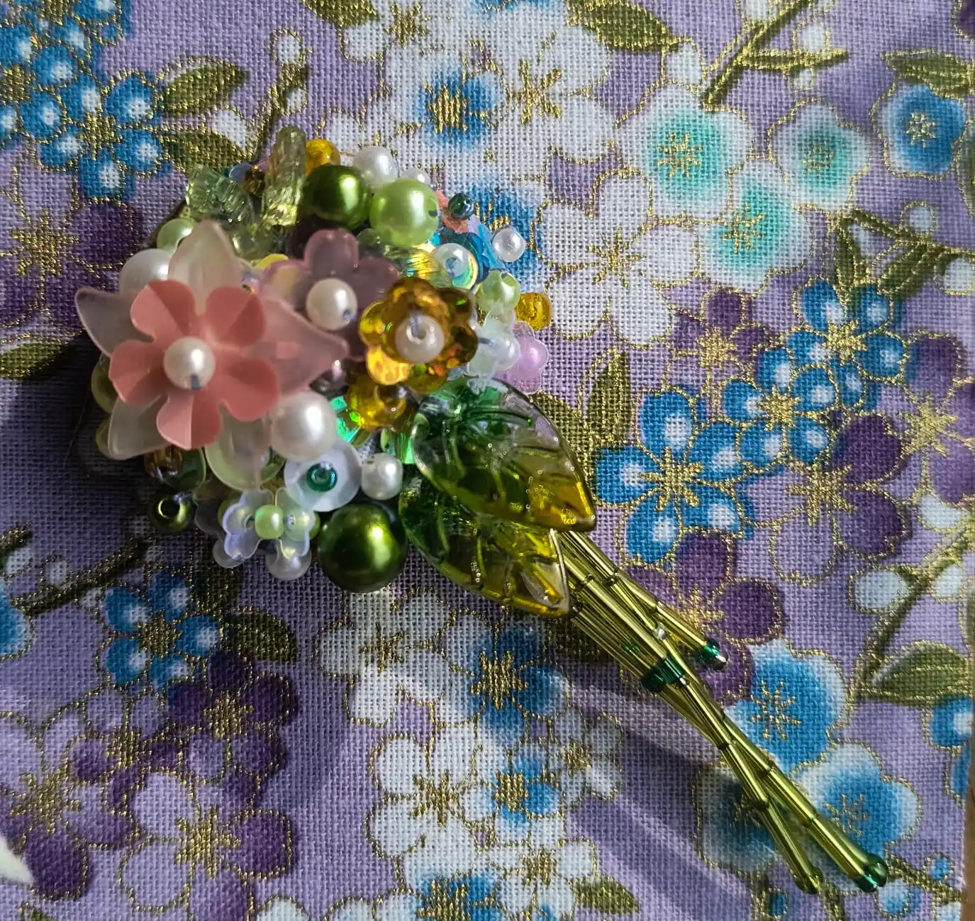 Broche - Prendedor Ramo de Flores - Imagen 2