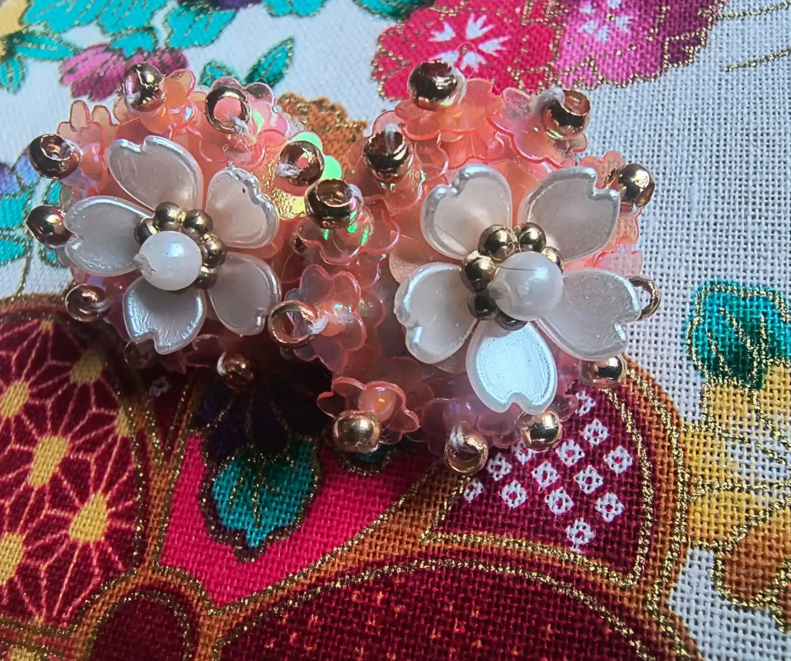 Aros - Aretes - Pendientes - Flor - Imagen 3