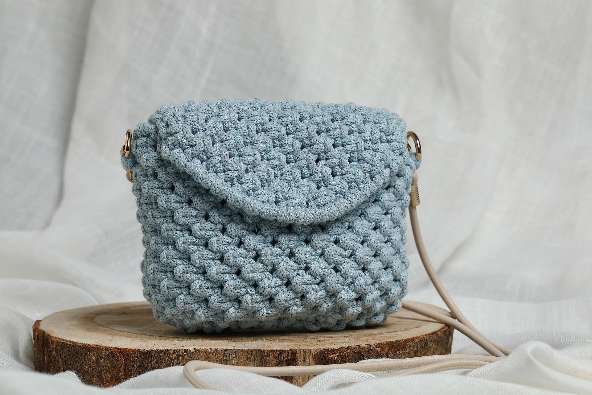 Bolso Natura · Diseño natural en macramé · - Imagen 2