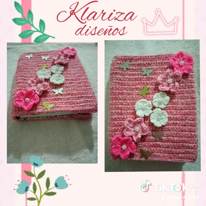 Agendas tejidas a crochet - Imagen 3