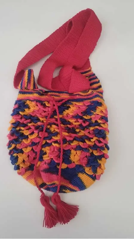 Bolso Crochet Escamas