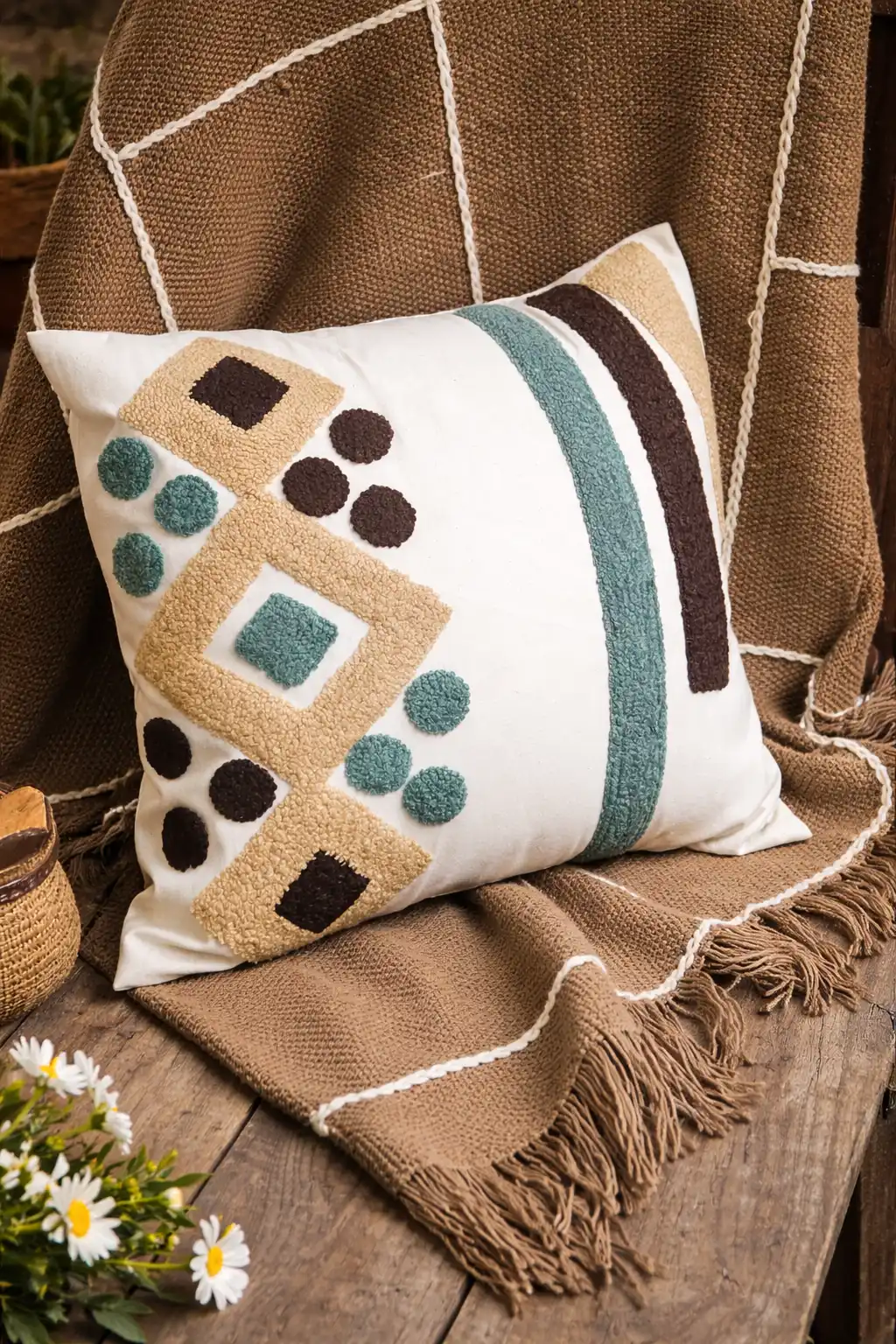 Almohadones bordados - Imagen 2