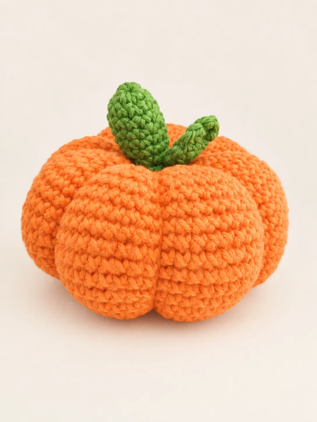 Calabaza mediana a crochet