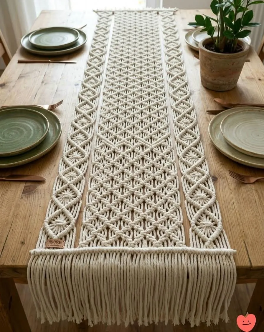 Corre Mesa de Macramé