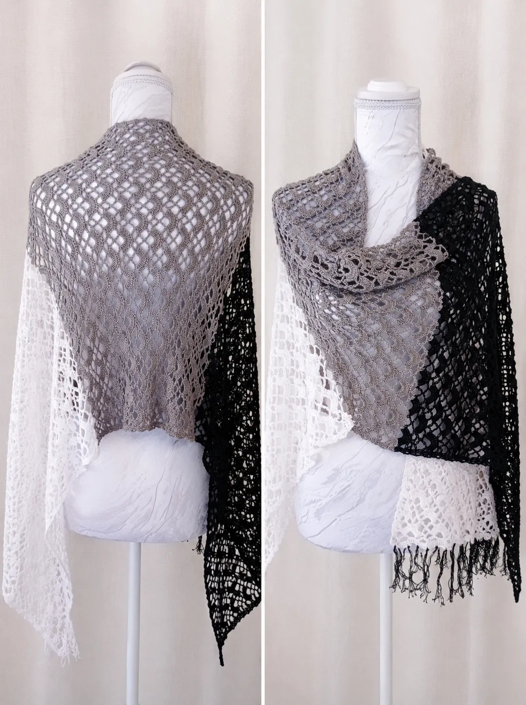 Chal artesanal de crochet para ocasiones especiales - Imagen 2