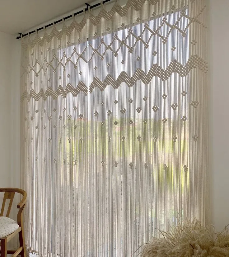 Cortina Macramé