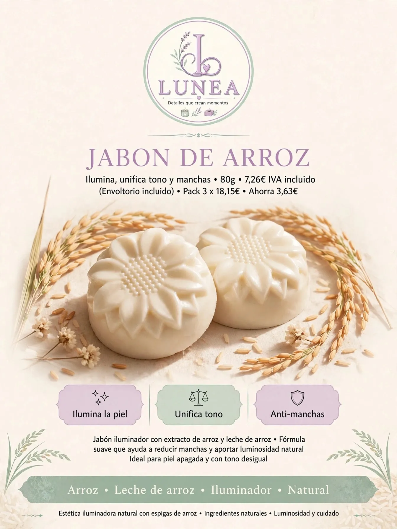 Jabón de Arroz