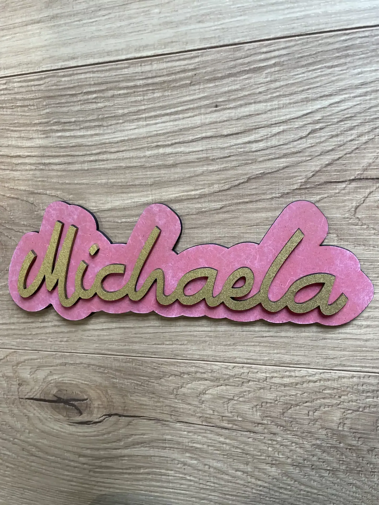 Nombre 3D madera  - Imagen 2