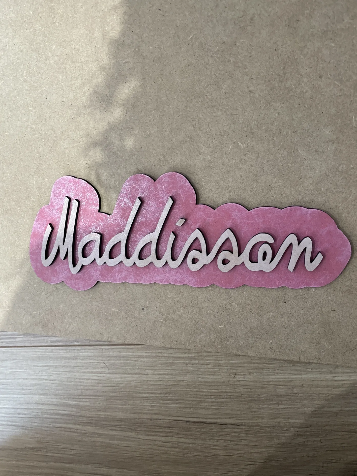 Nombre 3D madera  - Imagen 4