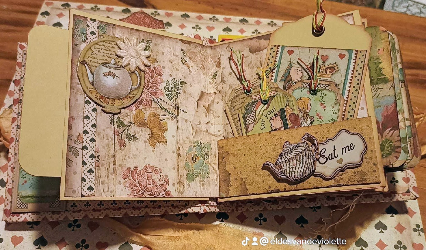 Mini Álbum "Alice Tea Time" - Imagen 2