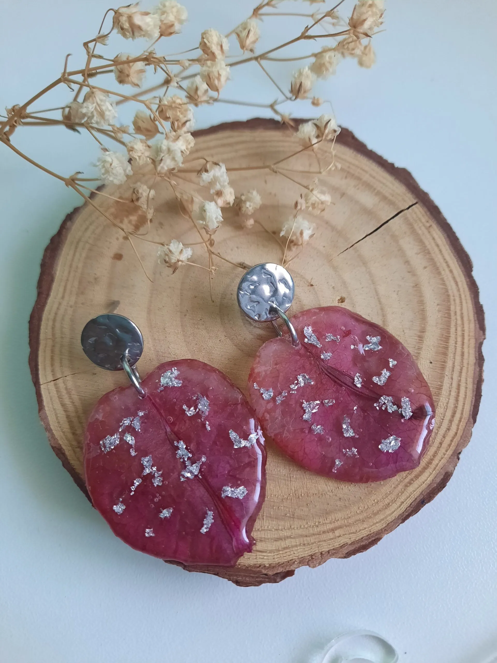 Pendientes Buganvilla - Imagen 2