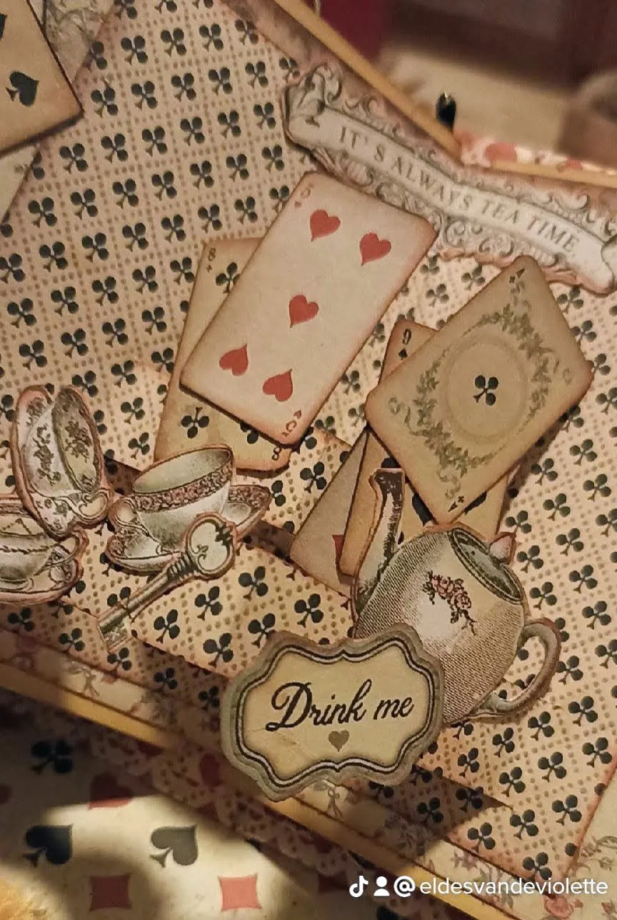 Mini Álbum "Alice Tea Time" - Imagen 3
