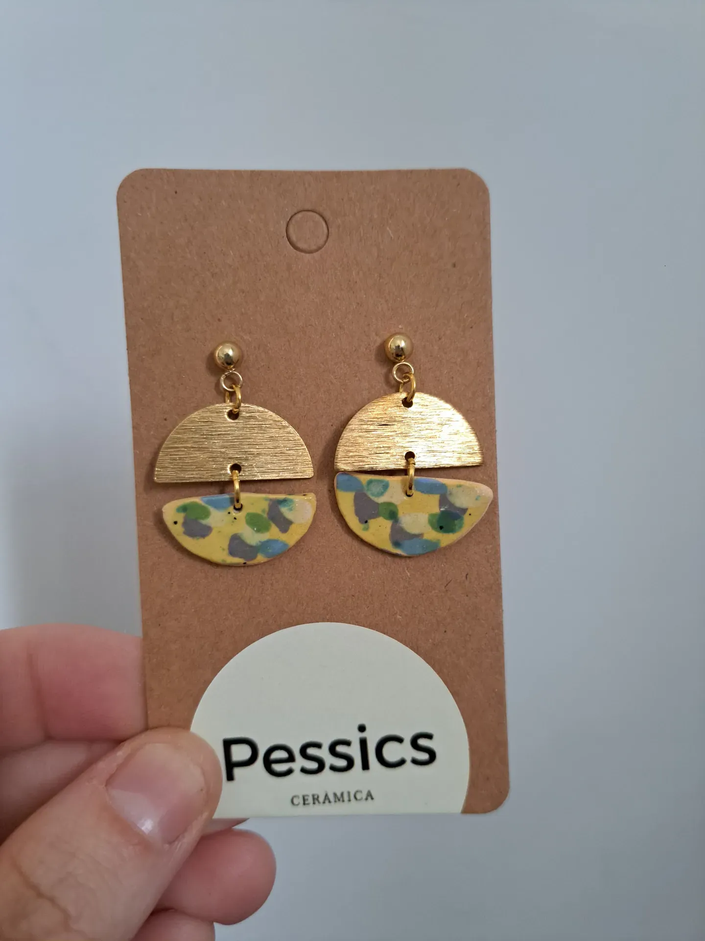 Pendientes media luna