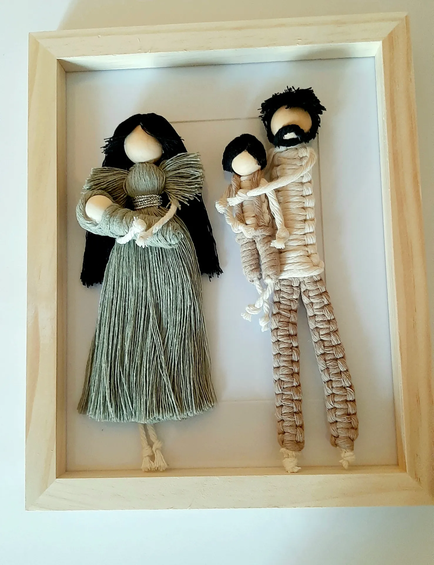 Muñecos de macramé personalizados (ThairisCo) 