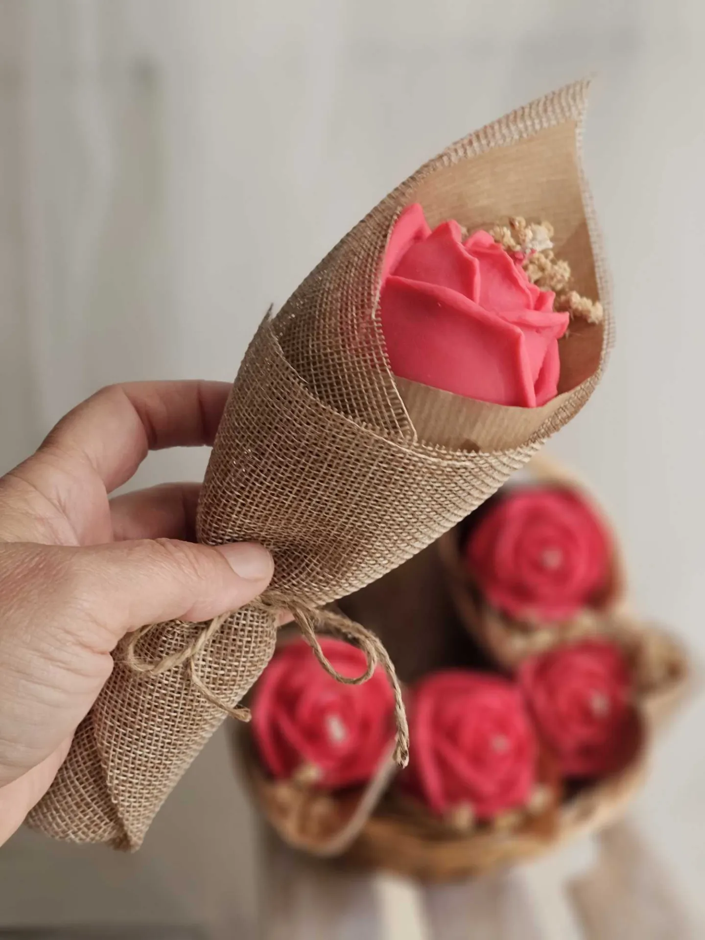 Vela decorativa Rosa