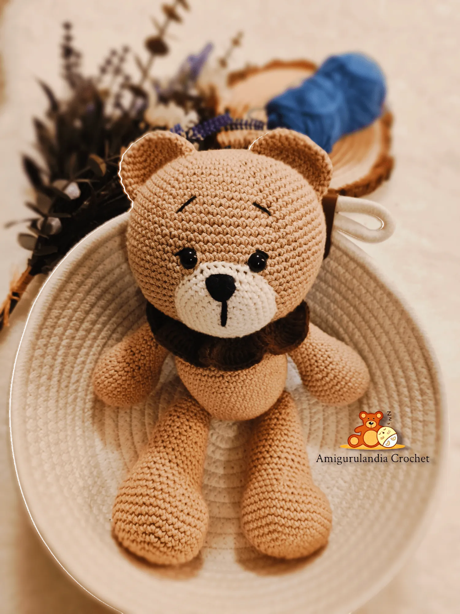 Amigurumi osito hecho a mano