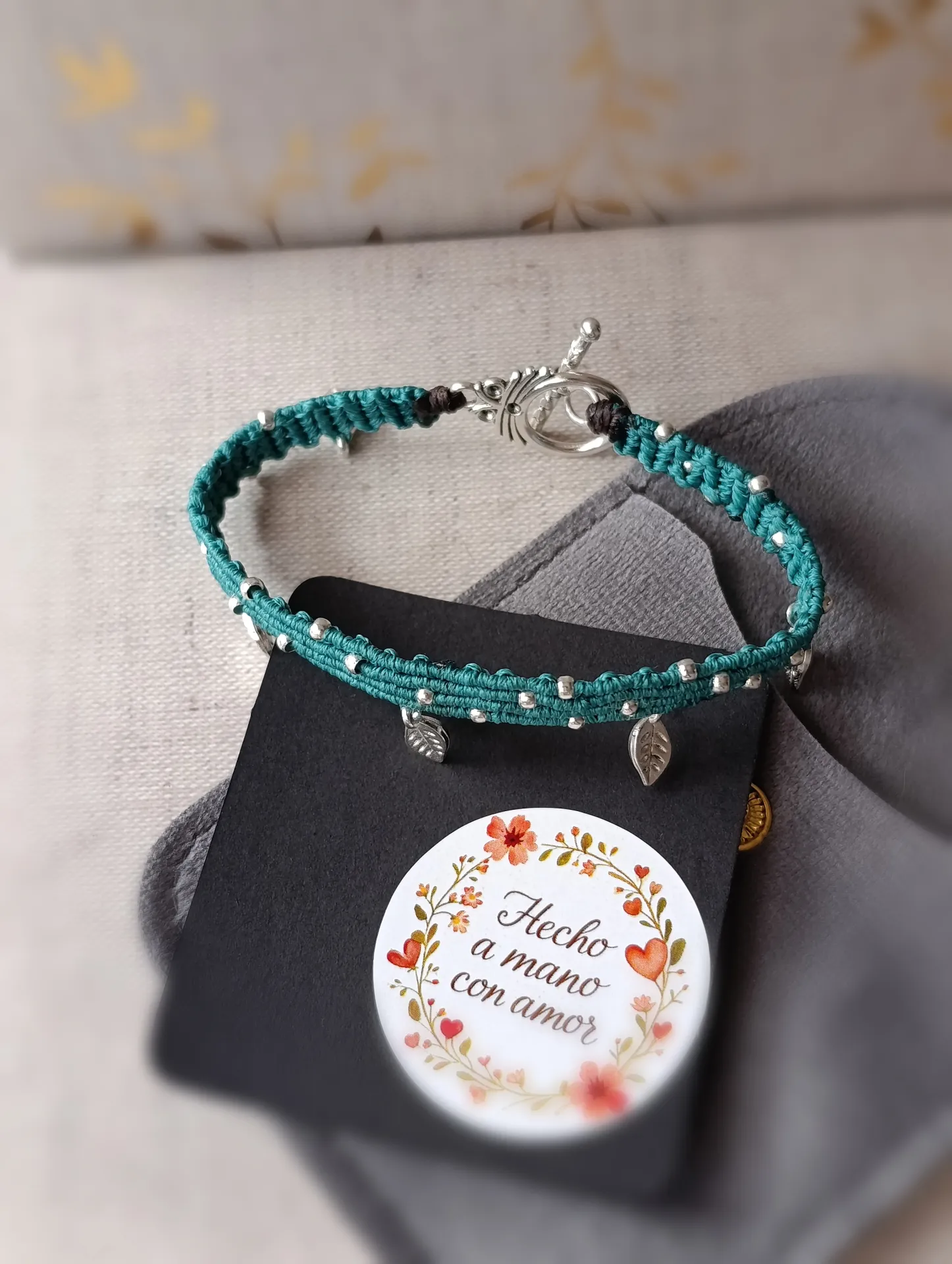 Pulsera de macramé 