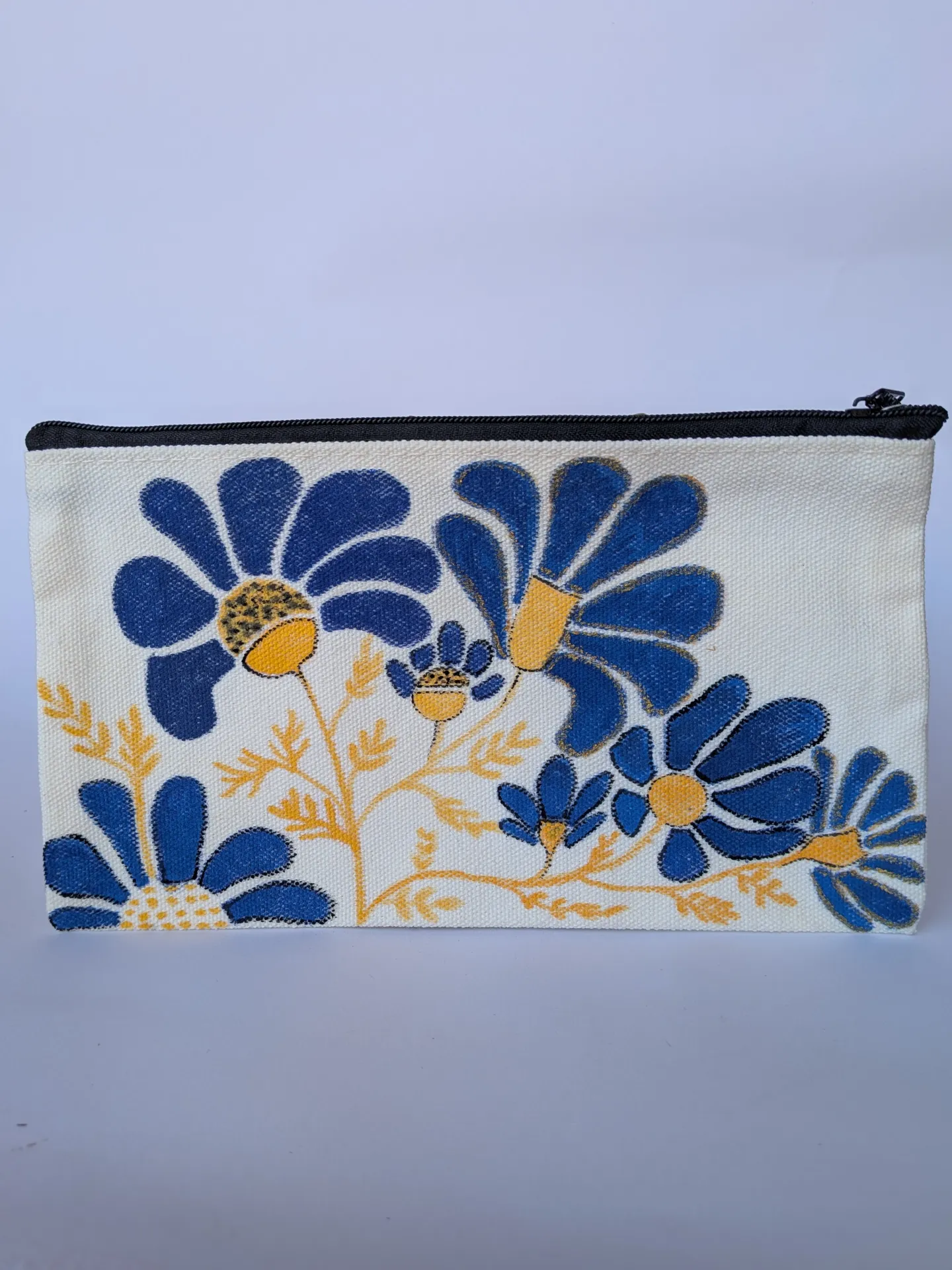 Estuche flores azules 