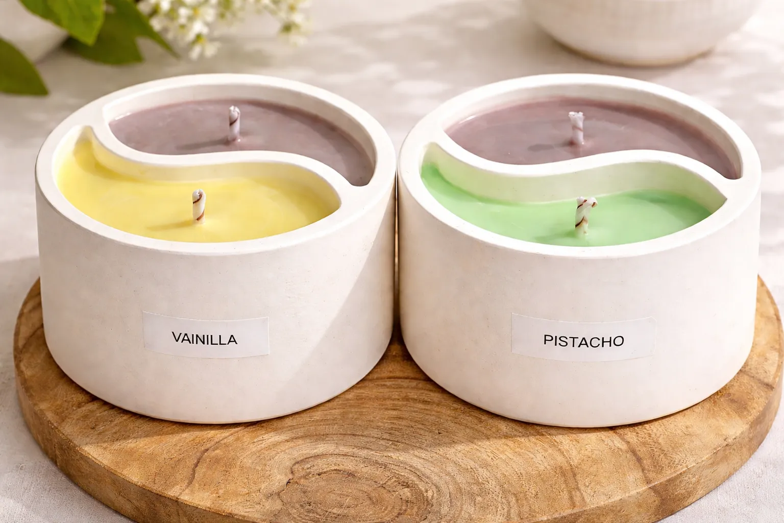 Vela aromática Yin & Yang