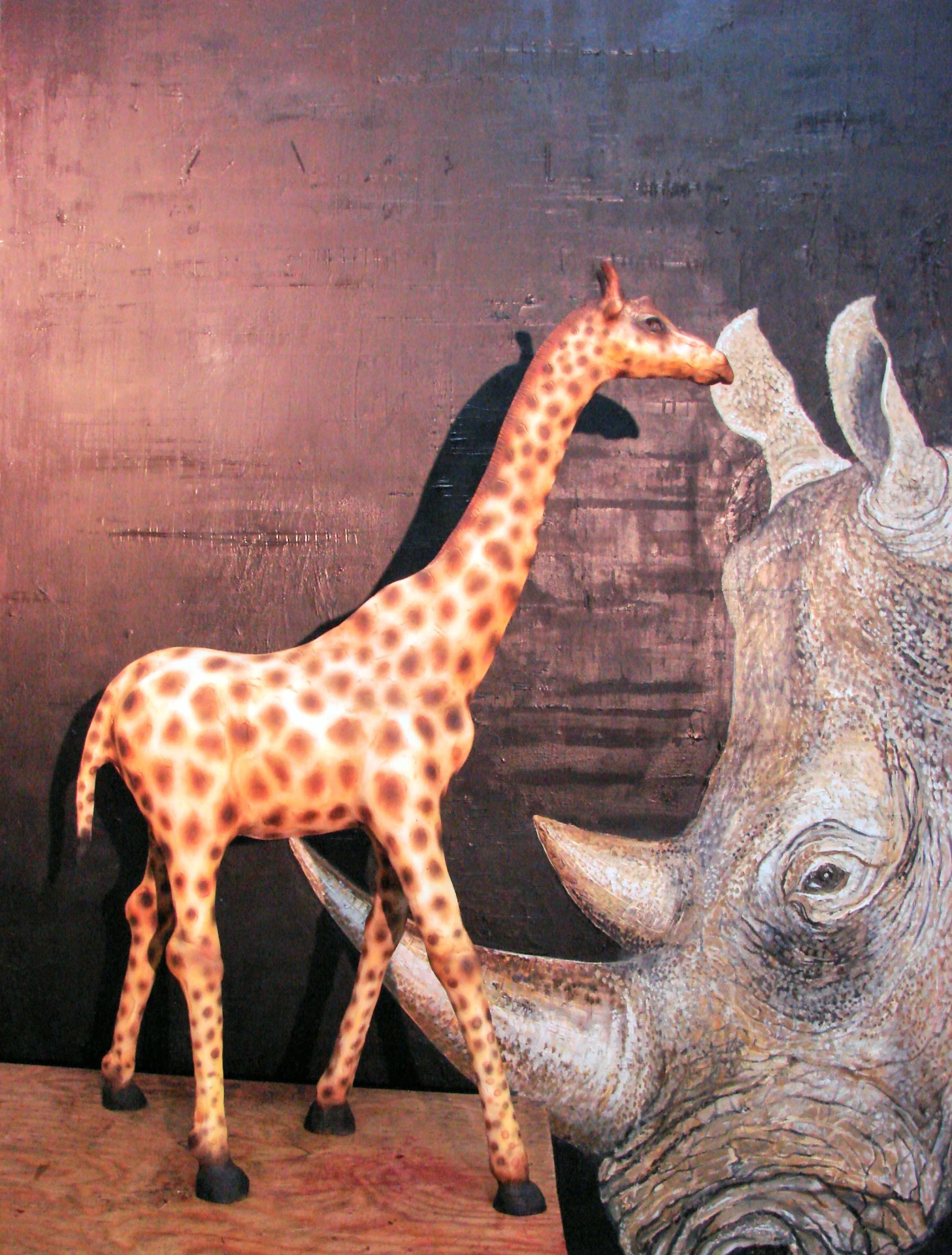 Escultura jirafa
