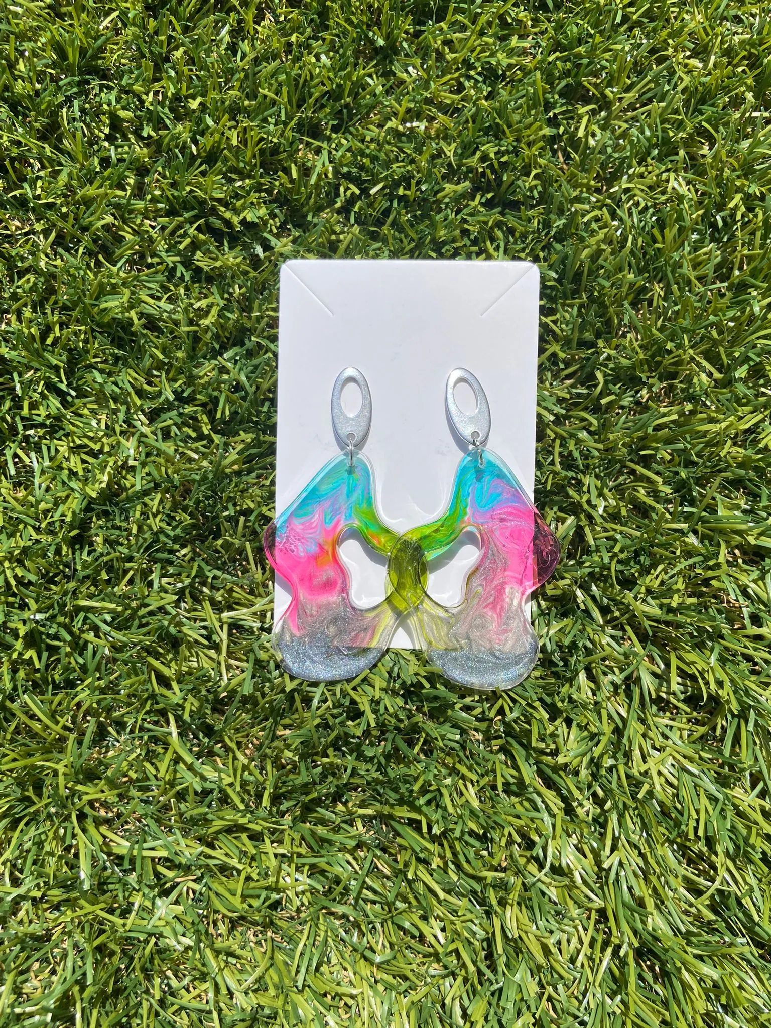 Pendientes multicolor