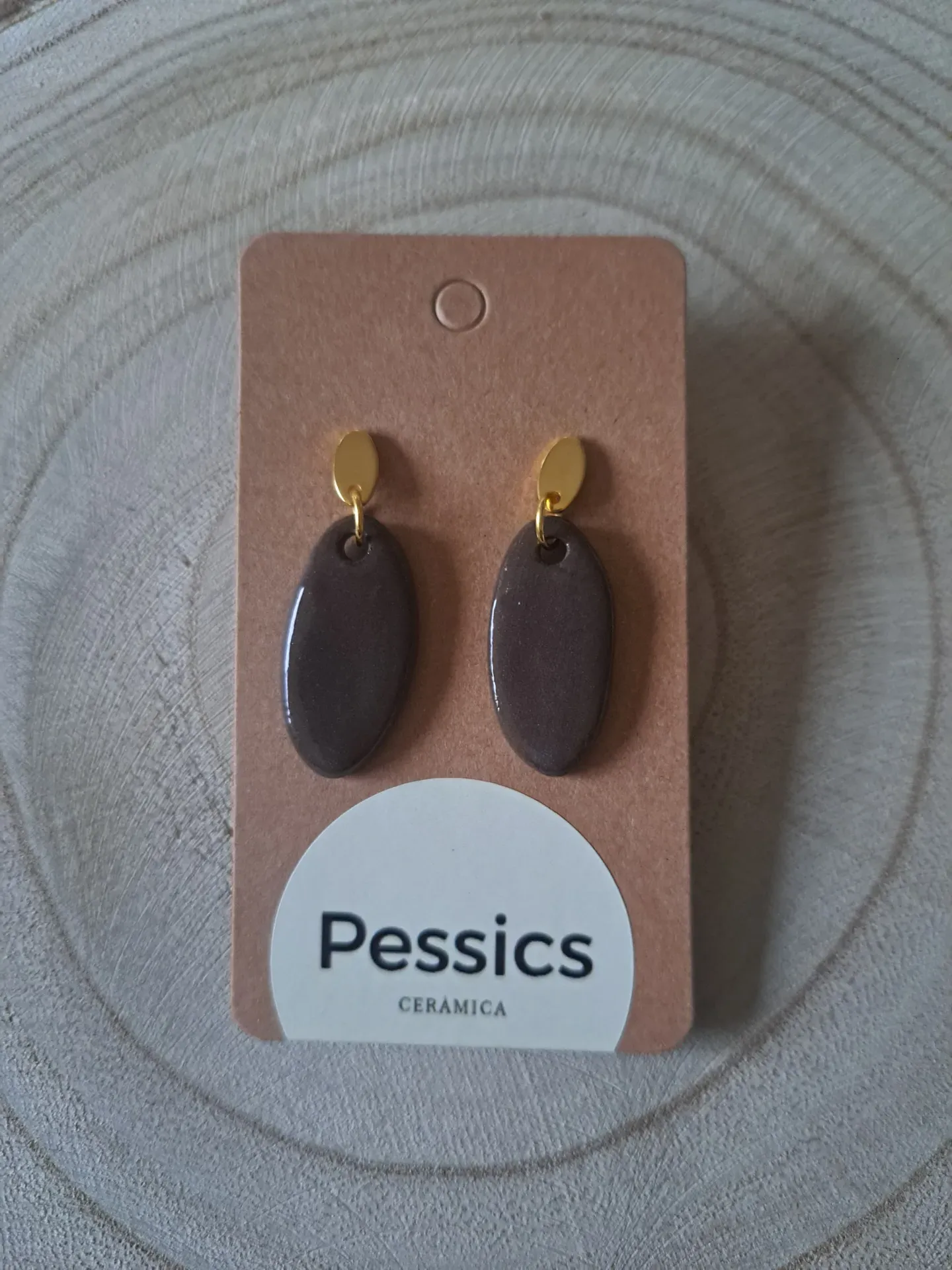 Pendientes toffee