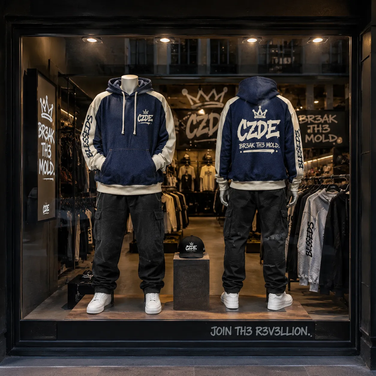 CZDE hoodie jean - Imagen 4