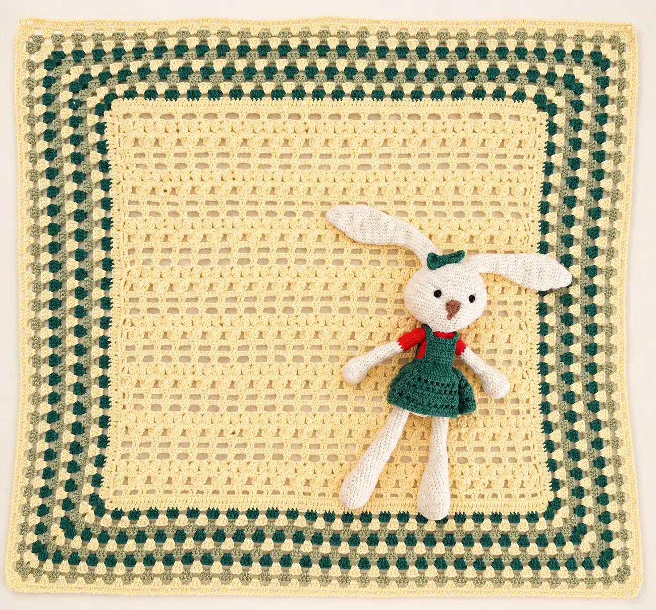 Manta para bebé con muñeco de arrullo - Imagen 2