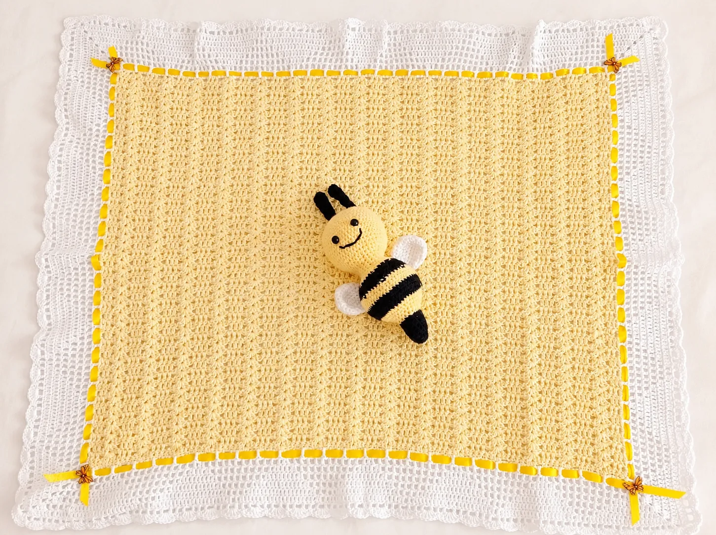 Manta para bebé con muñeco de arrullo - Imagen 2
