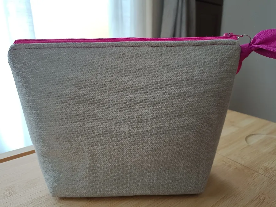 Neceser Floral Beige & Fucsia - Imagen 2