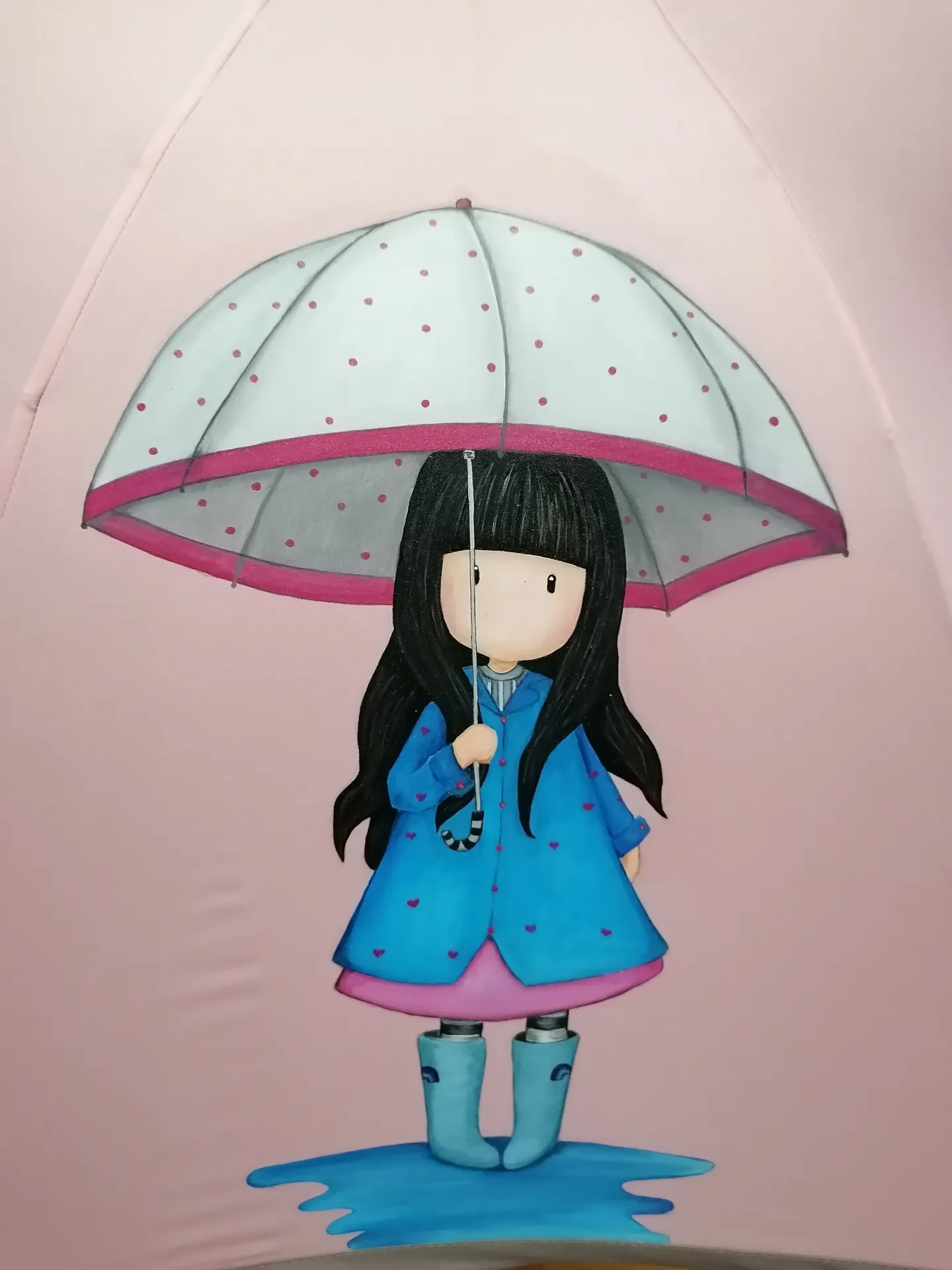 Paraguas pintado a mano (Personalizable) - Imagen 3