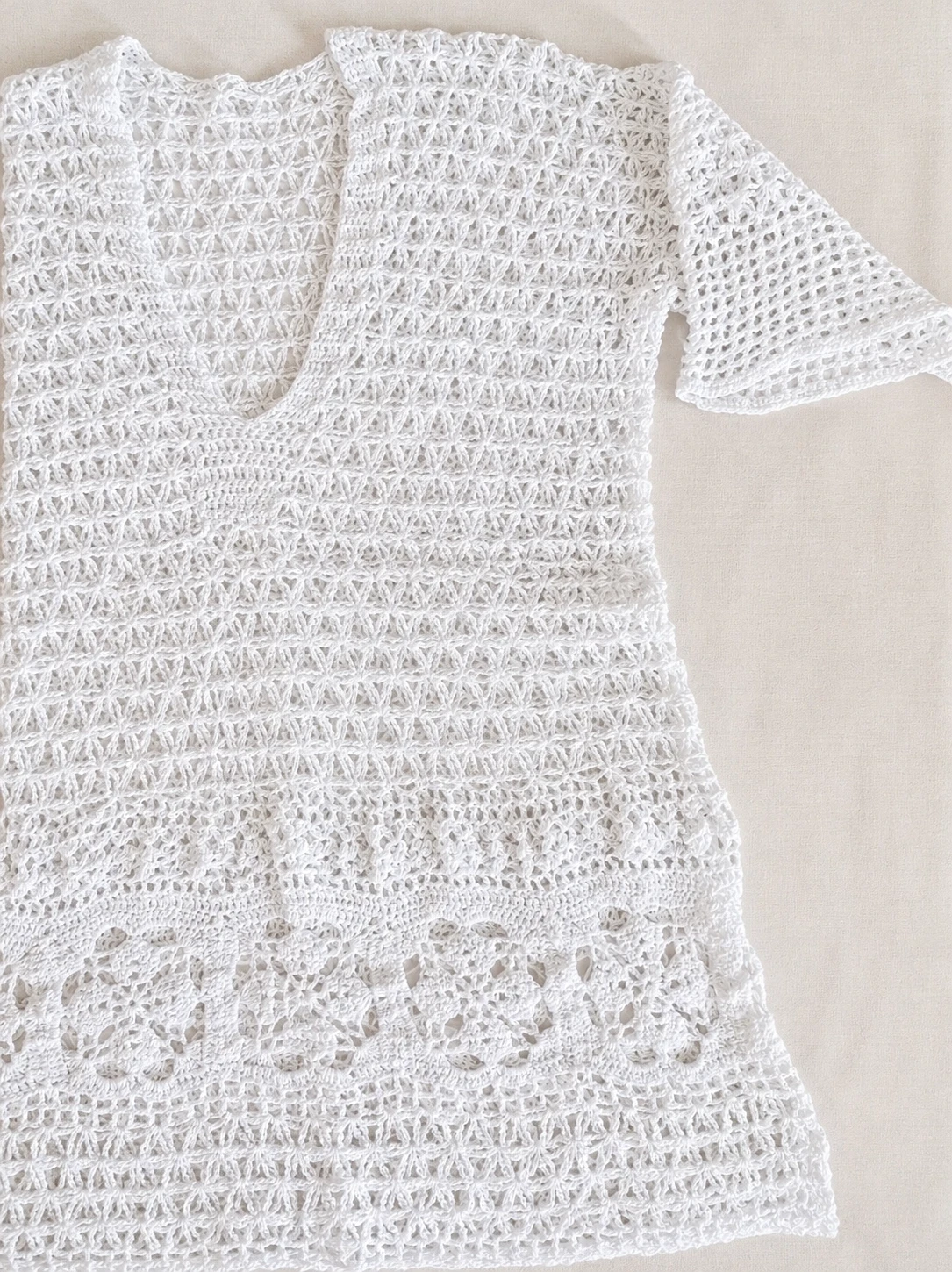 Túnica de crochet boho-chic - Imagen 2
